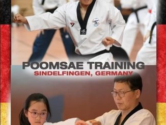 Auch im Jahr 2025 gibt es die Möglichkeit, bei Großmeister Kang Ik Pil im Rahmen eines Seminars Poomsae zu lernen. Die Abbildung zeigt die Ankündigung für nächstes Jahr (2025).