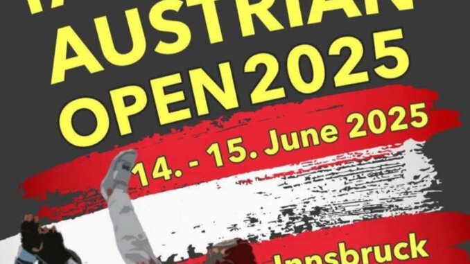Plakat der Austrian Open 2025 in Innsbruck.