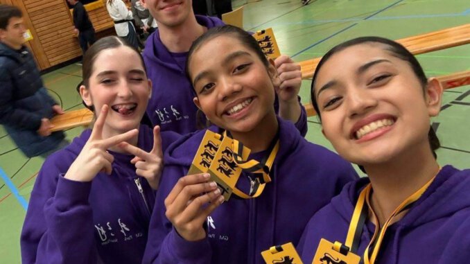 BW_landesmeisterschaft_poomsae_2025 Schüler der Sportschule Park aus Stuttgart mit Medaillen bei der Landesmeisterschaft Poomsae 2025 Baden-Württemberg.