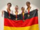 Schülerinnen der Sportschule Park mit Goldmedaillen bei der German Open Poomsae 2026 in Wiesbaden.
