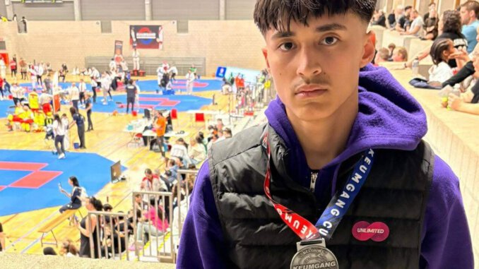 Robert Aichhorner von der Sportschule Park beim Keumgang-Cup in Belgien.