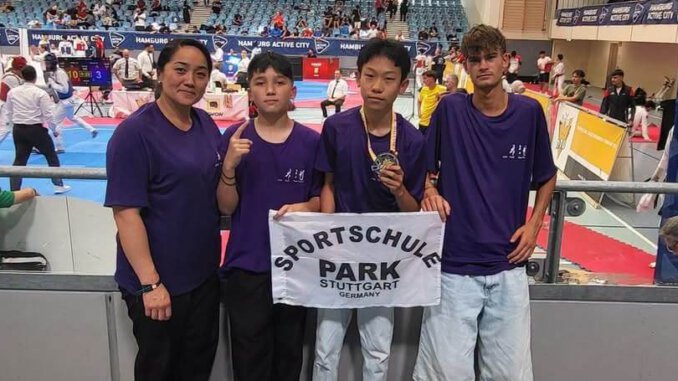Schüler der Sportschule Park in Stuttgart bei der Kadetten- und Juniorenmeisterschaft in Hamburg 2026.