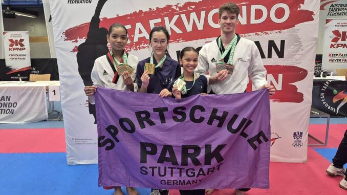 Nominierte Schüler der Sportschule Park in Stuttgart für die Weltmeisterschaften in Korea 2026.