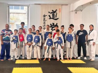 Kampftraining mit Jafar Fathi in der Sportschule Park in Stuttgart.